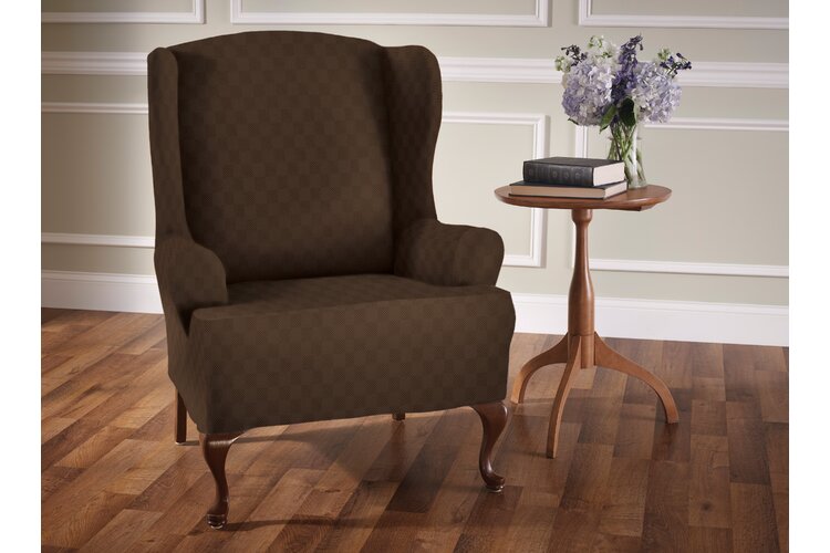 Wayfair wingback chair online covers